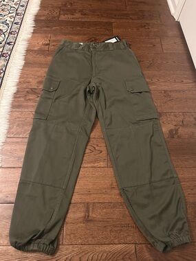 Olive Cargo Jogger Pants - Nasty Gal